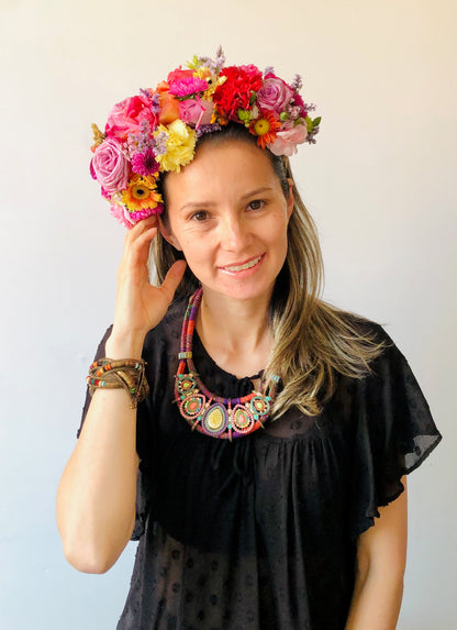 Diadema Floral Frida